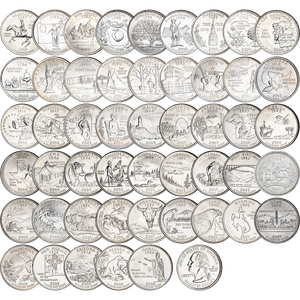 1999-2008 "D" Mint Statehood Quarter Set (50 Coins) Main Image