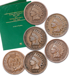 1897-1908 Indian Head Cent Set Main Image