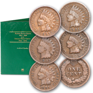 1897-1907 Indian Head Cent Set Main Image