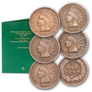1897-1907 Indian Head Cent Set Main Image
