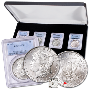 1880s Morgan Dollar All-Mint Set Main Image