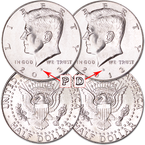 2013 P&D Kennedy Half Dollars Main Image