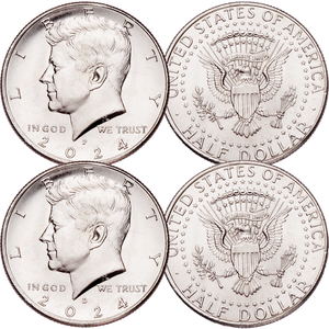 2024 P&D Kennedy Half Dollar Set Main Image