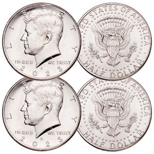 2025 P&D Kennedy Half Dollar Set Main Image