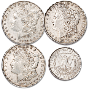 1879-1921 Morgan Silver Dollar Starter Set Main Image