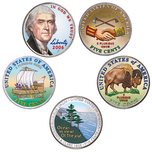 2004-2006 Colorized Westward Journey Nickel Set Main Image