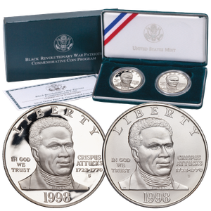 1998-S Black Revolutionary War Patriots Commemorative Set Main Image