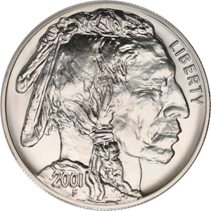 2001-D American Buffalo Silver Dollar Main Image