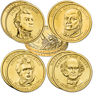 2008 Presidential Dollar P&D Mint Set (8 coins) Main Image
