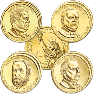 2012 Presidential Dollar P&D Mint Set Main Image