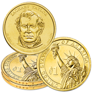 2009 P&D Zachary Taylor Presidential Dollar Set Main Image