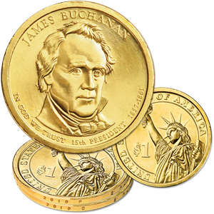 2010 P&D James Buchanan Presidential Dollar Set Main Image