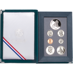 1995-S U.S. Mint Prestige Proof Set (7 coins) Main Image
