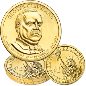 2012 P&D Grover Cleveland Presidential Dollar Set Main Image