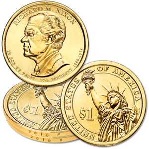 2016 P&D Richard M. Nixon Presidential Dollar Set Main Image