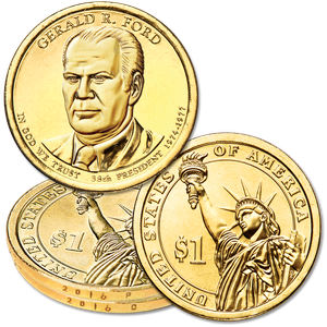 2016 P&D Gerald R. Ford Presidential Dollar Set Main Image