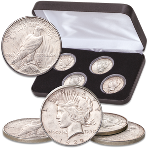 1922-1925 Peace Silver Dollar Set Main Image
