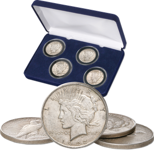 1922-1925 Peace Silver Dollar Set Main Image