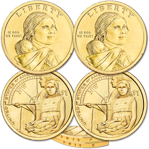 2014 P&D Native American Dollar Set Main Image
