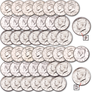 2002-2023 P&D Kennedy Half Dollar Set Main Image