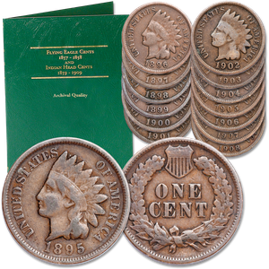 1895-1908 Consecutive Date Indian Head Cents Main Image