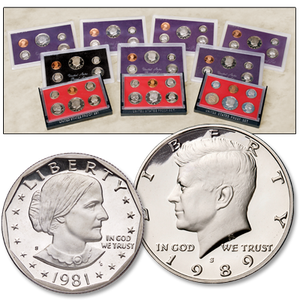 1980-1989 Clad Proof Set Decade Collection Main Image