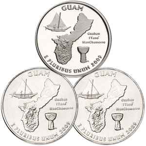 2009 PDS Guam Quarter Set (3 coins) Main Image