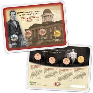 2009 Ultimate Lincoln Professional Life Cent Reverse Showpak Main Image