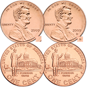2009 P&D Lincoln Professional Life Cents, Uncirculated, MS60 Main Image