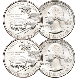 2009 P&D American Samoa Territories Quarter Set (2 coins) Main Image