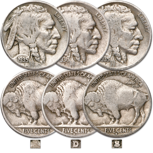 Buffalo Nickel All-Mint Set Main Image