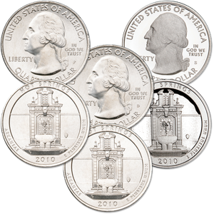 2010 PDS Hot Springs Quarter Set Main Image