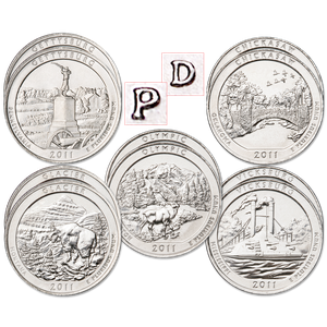 2011 National Park Quarter Year Set (10 coins) Main Image