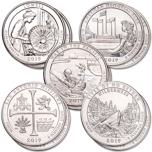 2019 P&D National Park Quarter Year Set Main Image