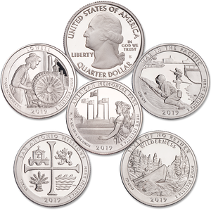 2019-S Clad America's National Park Quarter Proofs Main Image