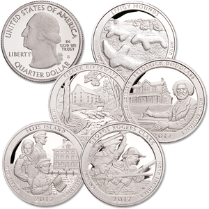 2017-S 90% Silver America's National Park Quarter Proofs Main Image