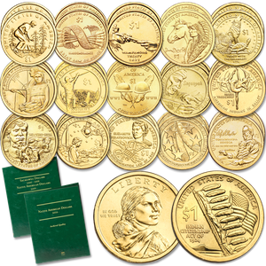2009-2024 P&D Native American Dollar Set with Folder Main Image
