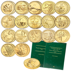 2009-2025 P&D Native American Dollar Set with Folder Main Image