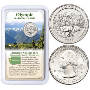 2011 Olympic National Park Quarter in Showpak Main Image