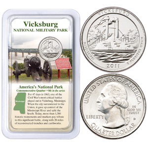 2011 Vicksburg National Park Quarter in Showpak Main Image