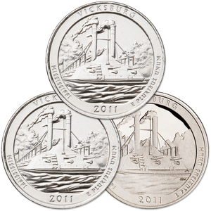 2011 PDS Vicksburg Quarter Set (3 coins) Main Image