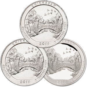 2011 PDS Chickasaw Quarter Set (3 coins) Main Image