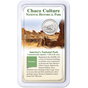 2012 Chaco Culture National Historical Park Quarter in Showpak Main Image