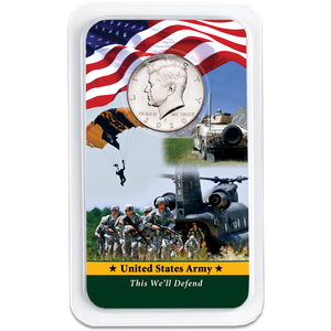 2020 Kennedy Half Dollar in U.S. Army Showpak Main Image