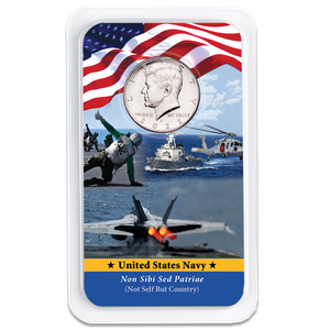 2022 Kennedy Half Dollar in U.S. Navy Showpak Main Image