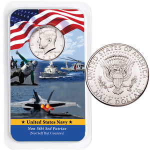 2023 Kennedy Half Dollar in U.S. Navy Showpak Main Image