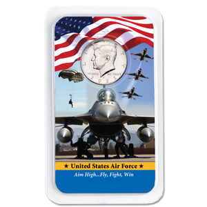 2022 Kennedy Half Dollar in U.S. Air Force Showpak Main Image