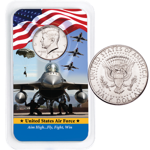 2023 Kennedy Half Dollar in U.S. Air Force Showpak Main Image