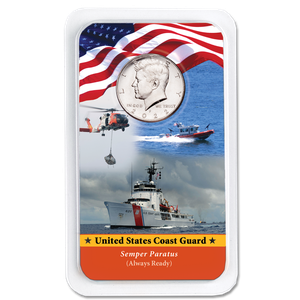 2022 Kennedy Half Dollar in U.S. Coast Guard Showpak Main Image