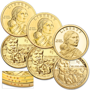 2018 PDS Native American Dollar Set Main Image